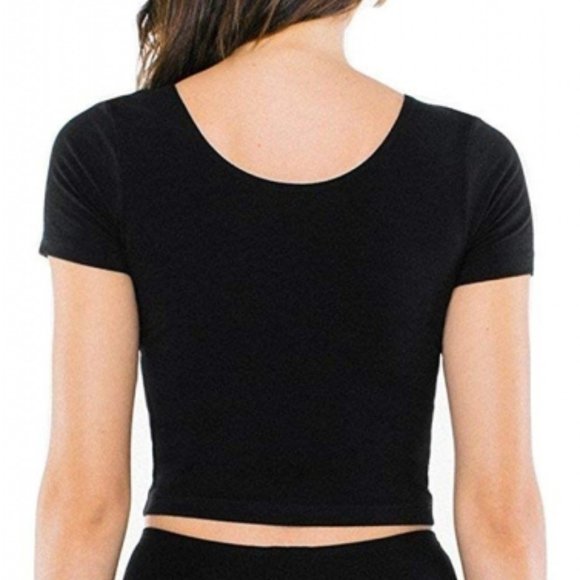 American Apparel Short Sleeve Crop Top - Women's Small - Picture 5 of 5
